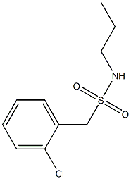 1-(2-chlorophenyl)-N-propylmethanesulfonamide Struktur