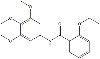 2-ethoxy-N-(3,4,5-trimethoxyphenyl)benzamide Struktur