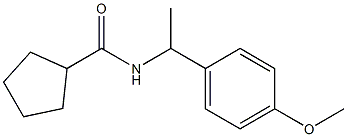 N-[1-(4-methoxyphenyl)ethyl]cyclopentanecarboxamide Struktur