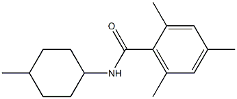 2,4,6-trimethyl-N-(4-methylcyclohexyl)benzamide Struktur