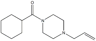 cyclohexyl-(4-prop-2-enylpiperazin-1-yl)methanone Struktur