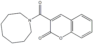 3-(azocane-1-carbonyl)chromen-2-one Struktur