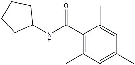 N-cyclopentyl-2,4,6-trimethylbenzamide Struktur