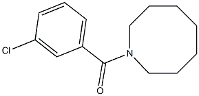 azocan-1-yl-(3-chlorophenyl)methanone Struktur