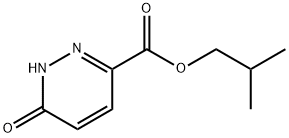 2-methylpropyl 6-oxo-1H-pyridazine-3-carboxylate Struktur