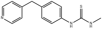 1-methyl-3-[4-(pyridin-4-ylmethyl)phenyl]thiourea Struktur