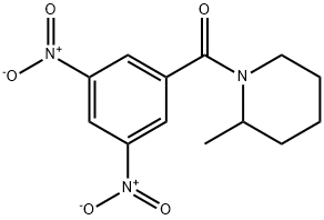 (3,5-dinitrophenyl)-(2-methylpiperidin-1-yl)methanone Struktur