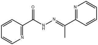 N-[(E)-1-pyridin-2-ylethylideneamino]pyridine-2-carboxamide Struktur