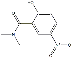 2-hydroxy-N,N-dimethyl-5-nitrobenzamide Struktur