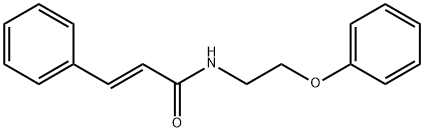 (E)-N-(2-phenoxyethyl)-3-phenylprop-2-enamide Struktur