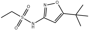 N-(5-tert-butyl-1,2-oxazol-3-yl)ethanesulfonamide Struktur