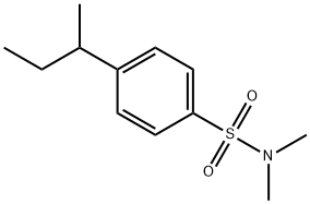 4-butan-2-yl-N,N-dimethylbenzenesulfonamide Struktur