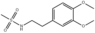 N-[2-(3,4-dimethoxyphenyl)ethyl]methanesulfonamide Struktur