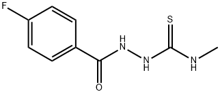 1-[(4-fluorobenzoyl)amino]-3-methylthiourea Struktur