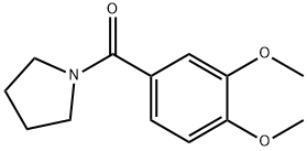 (3,4-dimethoxyphenyl)-pyrrolidin-1-ylmethanone Struktur