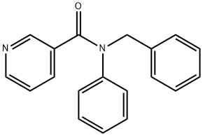 N-benzyl-N-phenylpyridine-3-carboxamide Struktur