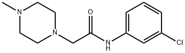 N-(3-chlorophenyl)-2-(4-methylpiperazin-1-yl)acetamide Struktur