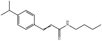 (E)-N-butyl-3-(4-propan-2-ylphenyl)prop-2-enamide Struktur