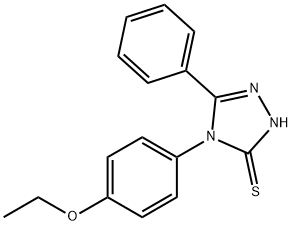 4-(4-ethoxyphenyl)-3-phenyl-1H-1,2,4-triazole-5-thione Struktur