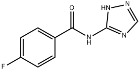 4-fluoro-N-(1H-1,2,4-triazol-5-yl)benzamide Struktur