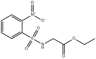 ethyl 2-[(2-nitrophenyl)sulfonylamino]acetate Struktur