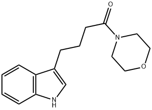 4-(1H-indol-3-yl)-1-morpholin-4-ylbutan-1-one Struktur