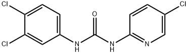 1-(5-chloropyridin-2-yl)-3-(3,4-dichlorophenyl)urea Struktur