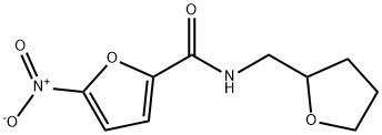 5-nitro-N-(oxolan-2-ylmethyl)furan-2-carboxamide Struktur