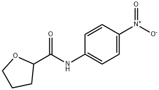 N-(4-nitrophenyl)oxolane-2-carboxamide Struktur