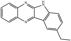 9-ethyl-6H-indolo[3,2-b]quinoxaline Struktur