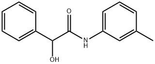 2-hydroxy-N-(3-methylphenyl)-2-phenylacetamide Struktur