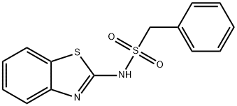 N-(1,3-benzothiazol-2-yl)-1-phenylmethanesulfonamide Struktur