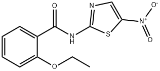 2-ethoxy-N-(5-nitro-1,3-thiazol-2-yl)benzamide Struktur