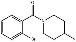 (2-bromophenyl)-(4-methylpiperidin-1-yl)methanone Struktur