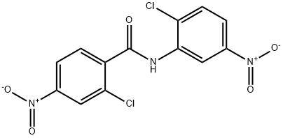 2-chloro-N-(2-chloro-5-nitrophenyl)-4-nitrobenzamide Struktur