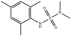 2-(dimethylsulfamoylamino)-1,3,5-trimethylbenzene Struktur