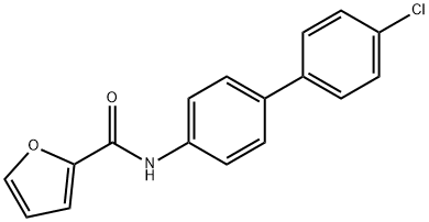 N-[4-(4-chlorophenyl)phenyl]furan-2-carboxamide Struktur