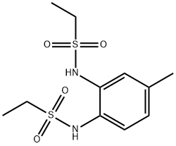 N-[2-(ethylsulfonylamino)-4-methylphenyl]ethanesulfonamide Struktur