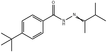 4-tert-butyl-N-[(E)-3-methylbutan-2-ylideneamino]benzamide Struktur