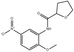 N-(2-methoxy-5-nitrophenyl)oxolane-2-carboxamide Struktur