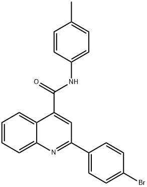 2-(4-bromophenyl)-N-(4-methylphenyl)quinoline-4-carboxamide Struktur