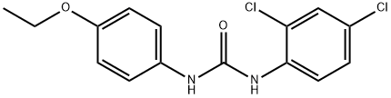 1-(2,4-dichlorophenyl)-3-(4-ethoxyphenyl)urea Struktur