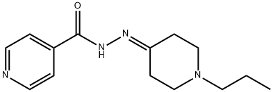 N-[(1-propylpiperidin-4-ylidene)amino]pyridine-4-carboxamide Struktur