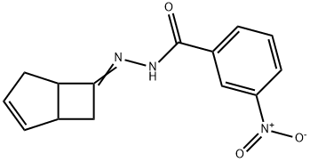 N-[(Z)-7-bicyclo[3.2.0]hept-3-enylideneamino]-3-nitrobenzamide Struktur