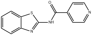 N-(1,3-benzothiazol-2-yl)pyridine-4-carboxamide Struktur