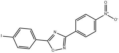 5-(4-iodophenyl)-3-(4-nitrophenyl)-1,2,4-oxadiazole Struktur