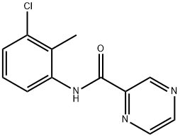 N-(3-chloro-2-methylphenyl)pyrazine-2-carboxamide Struktur