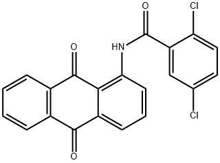 2,5-dichloro-N-(9,10-dioxoanthracen-1-yl)benzamide Struktur