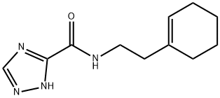 N-[2-(cyclohexen-1-yl)ethyl]-1H-1,2,4-triazole-5-carboxamide Struktur