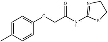 N-(4,5-dihydro-1,3-thiazol-2-yl)-2-(4-methylphenoxy)acetamide Struktur